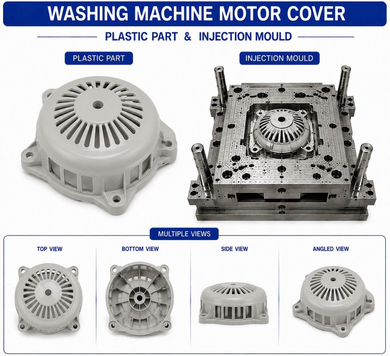 Washing Machine Plastic Motor Cover
